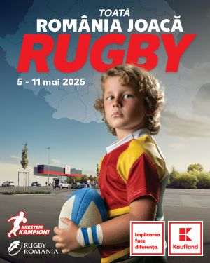 Kaufland şi Federaţia Română de Rugby lansează Săptămâna Rugbyului în peste 30 de oraşe